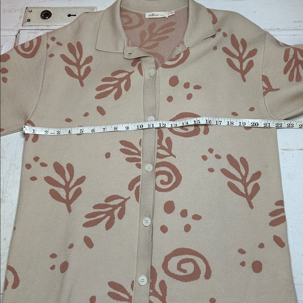 Millibon Patterned Long Cardigan Jacket - image 6